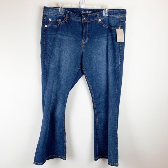 Torrid NWT 20 Plus Extra Short Blue Jeans Denim